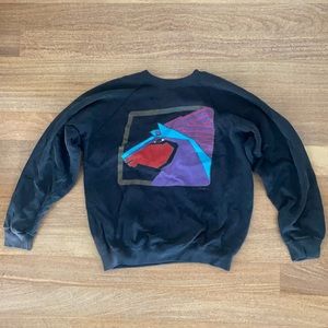 Hanes black graphic long sleeve shirt